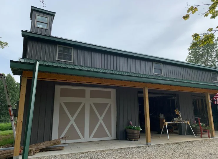 Custom garage and workshop